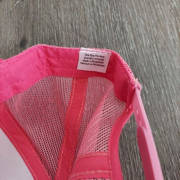 Cabela's Bass Pro Shops Pink Snapback Womens Trucker Hat OSFM - Picture 7 of 7